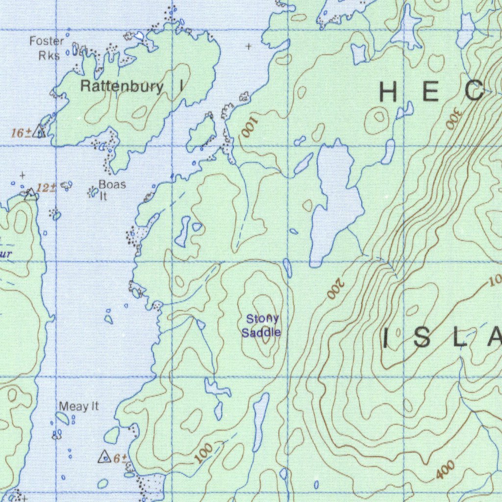 Calvert Island, BC (102P09 CanMatrix) Map by Natural Resources Canada ...