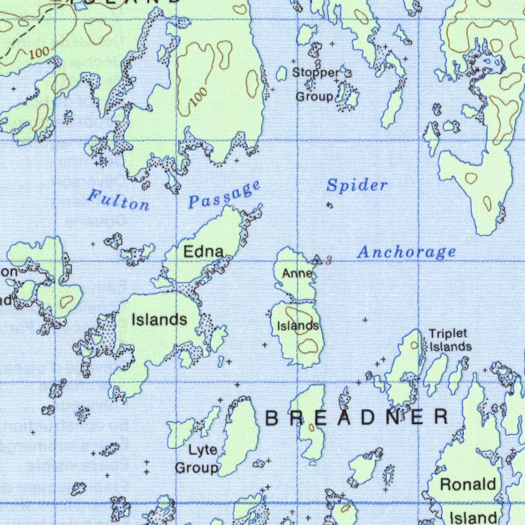 Hunter Island, BC (102P16 CanMatrix) Map by Natural Resources Canada ...