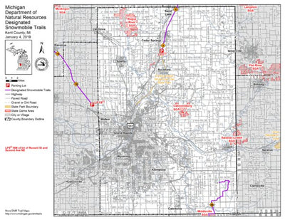 Kent County Snowmobile Trails