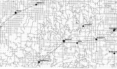 Clark County Roads and PLSS