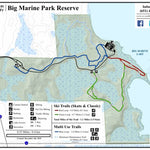 Big Marine Park Reserve Winter Map