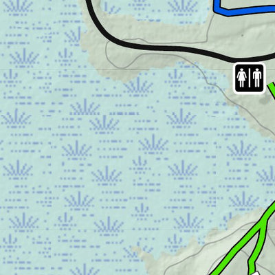 Big Marine Park Reserve Winter Map