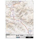 CDT Map Set - New Mexico Sections 1-6 - Mexico Border to Silver City