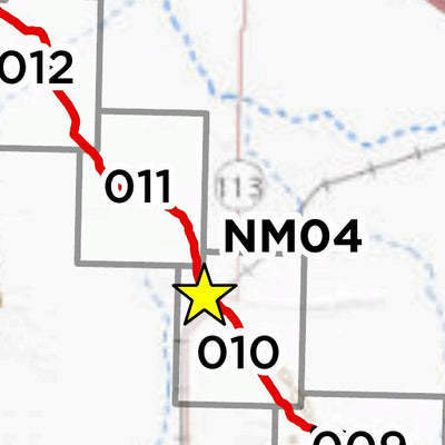 CDT Map Set - New Mexico 1-6 - Key Map