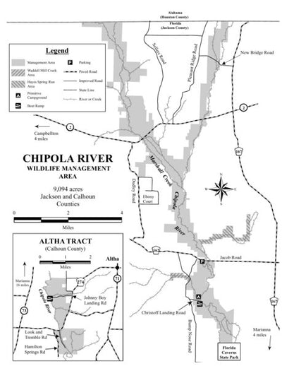 Chipola River WMA Brochure Map