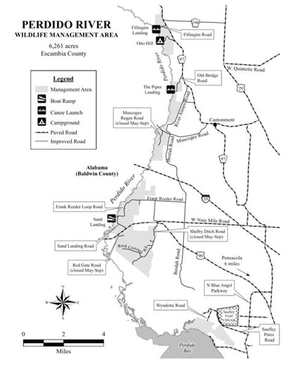 Perdido River WMA Brochure Map