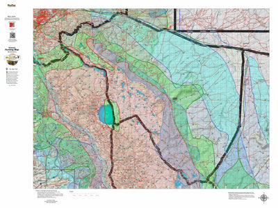 HuntData Arizona Elk Hunt Unit 5B-North Game Concentration Map