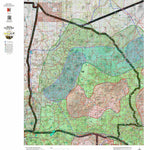 HuntData Arizona Elk Hunt Unit 7-West Game Concentration Map
