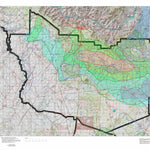HuntData Arizona Elk Hunt Unit 9 Game Concentration Map