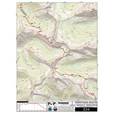 CDT Map Set - Montana-Idaho Sections 8-16 - Bannock Pass to Interstate 15