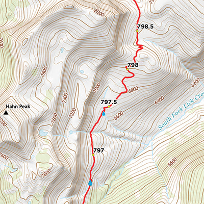 CDT Map Set - Montana-Idaho Sections 23-25 - Rogers Pass to Marias Pass