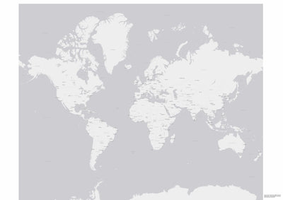 World Map (light gray)