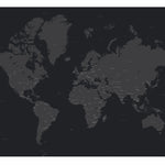 World Map (Dark Grey)
