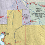 Juneau Area Trails Guide - Cowee Creek to Point Bridget Inset