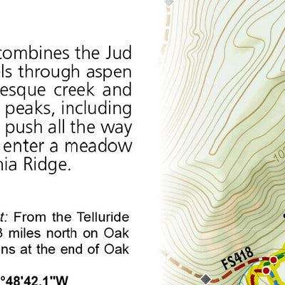 603 Telluride Local Trails (Jud Wiebe, Liberty Bell, & Sneffels Highline Inset)