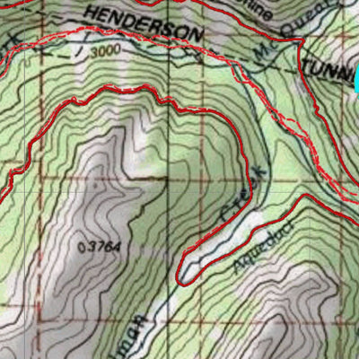 CO Mountain Goat Unit G15 Topographical Map