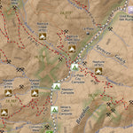 Lavender Peak, Colorado 15 Minute Topographic Map - Color Hillshade