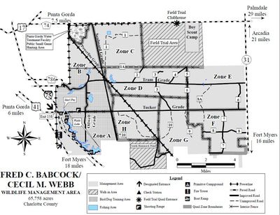 Babcock/Webb WMA Brochure Map