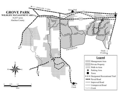 Grove Park WMA Brochure Map