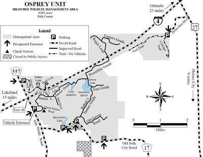 Hilochee WMA - Osprey Unit Brochure Map by Florida Fish and Wildlife ...