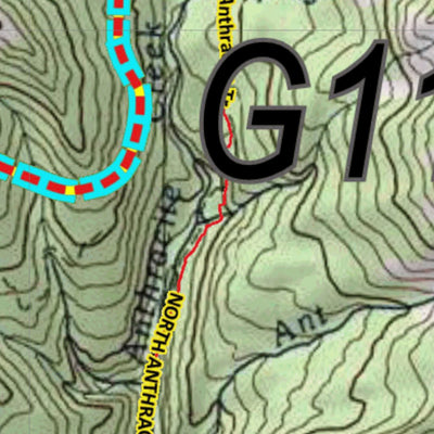 CO Mountain Goat Unit G11 Topographical Map