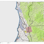 California Elk Hunting Zone Northwestern(N) Map