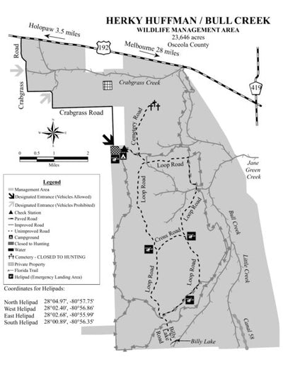 Bull Creek WMA Brochure Map