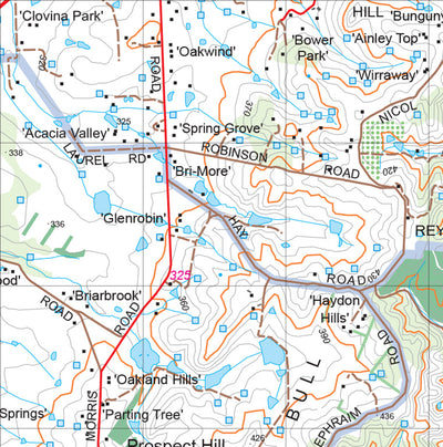 Mount Lofty Ranges Map 121A
