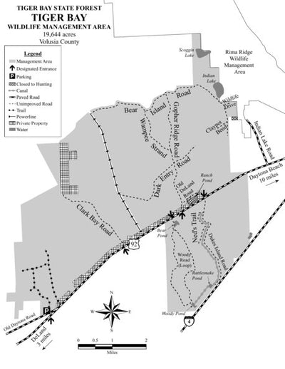Tiger Bay WMA Brochure Map by Florida Fish and Wildlife Conservation ...