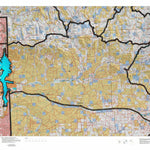 HuntData Wyoming Land Ownership Map for Mule Deer Unit 36