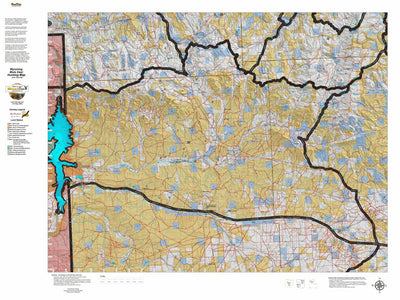 HuntData Wyoming Land Ownership Map for Mule Deer Unit 36