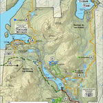 Parc national du Mont-Orford : Carte de vélo générale