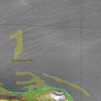 Detailed Map #3 - West Bay South Area of Devils Lake North Dakota