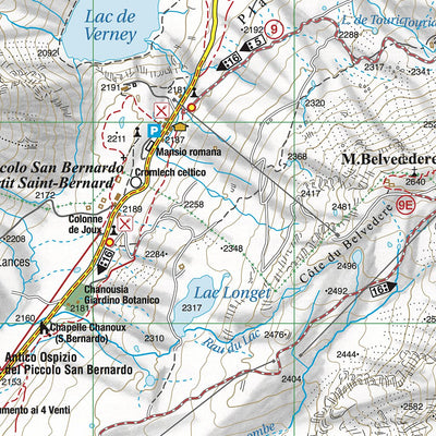 La Thuile - Haute Tarentaise - Les Arcs 1:25.000
