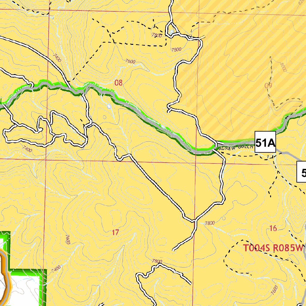 Gypsum Hills ERMA Map by Bureau of Land Management Colorado Avenza Maps