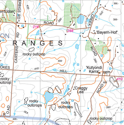 Mount Lofty Ranges Map 179B