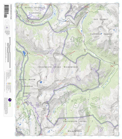 Independence Pass, Colorado 7.5 Minute Topographic Map