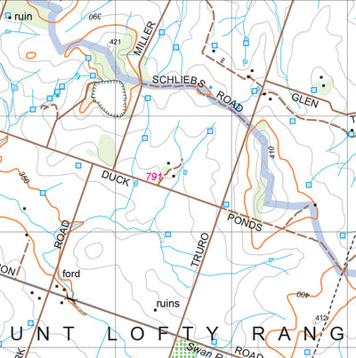 Mount Lofty Ranges Map 208B