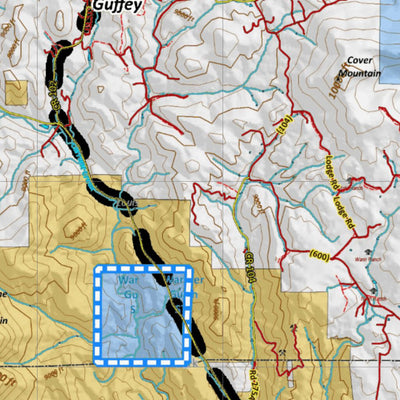 HuntData Colorado Unit 581 Mule Deer Concentration