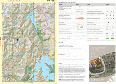 Mount Lofty Ranges Map 178B3