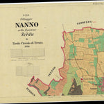 NANNO Mappa originale d'impianto del Catasto austro-ungarico. Scala 1:2880
