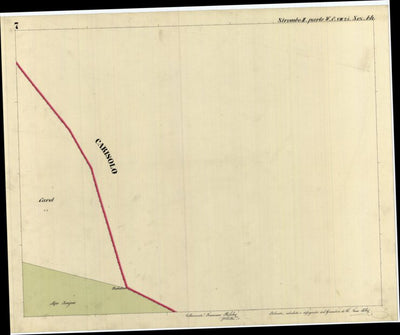 STREMBO PARTE 2 Mappa originale d'impianto del Catasto austro-ungarico. Scala 1:2880