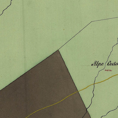 SAN LORENZO Mappa originale d'impianto del Catasto austro-ungarico. Scala 1:2880