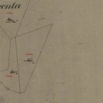 ARMO Mappa originale d'impianto del Catasto austro-ungarico Scala 1:2880