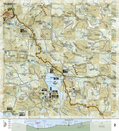 1008 PCT Sierra Nevada North (map 02)