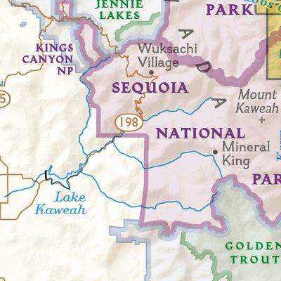 1009 PCT Sierra Nevada South (map 00)