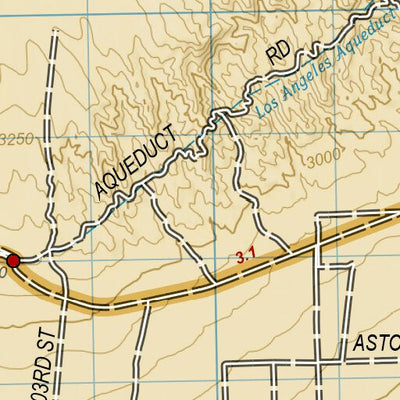 1010 PCT Scodie, Piute, and Tehachapi Mtns (map 09)
