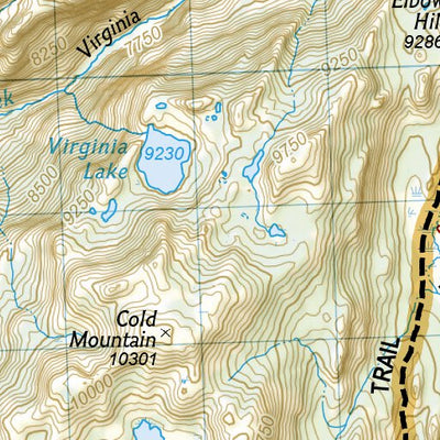 1008 PCT Sierra Nevada North (map 14)