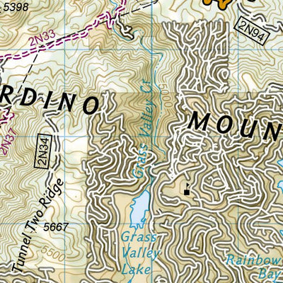 1011 PCT San Gabriel and Sand Dernardino Mtns (map 09)
