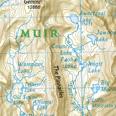 1009 PCT Sierra Nevada South (map 04)